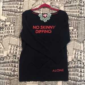 Lilly Pulitzer “No Skinny Dipping Alone” Sweater